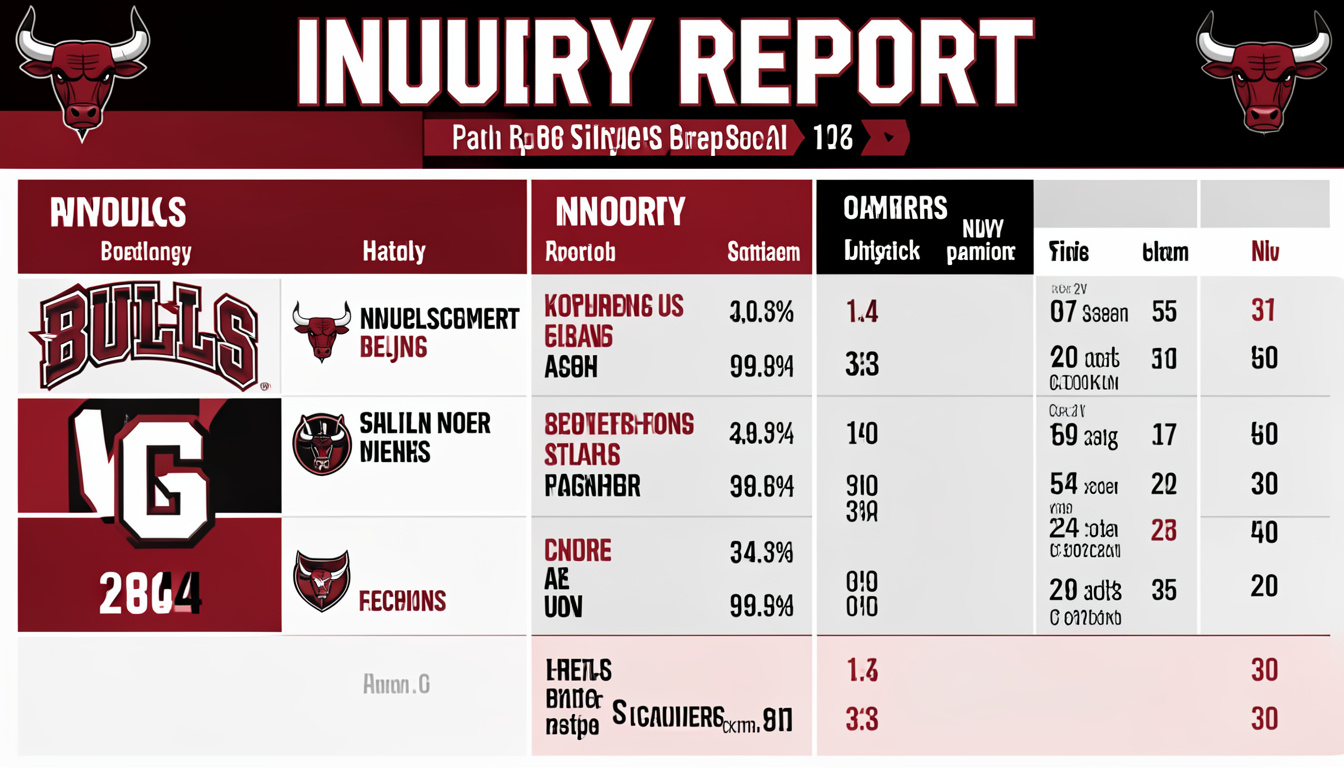 bulls injury report