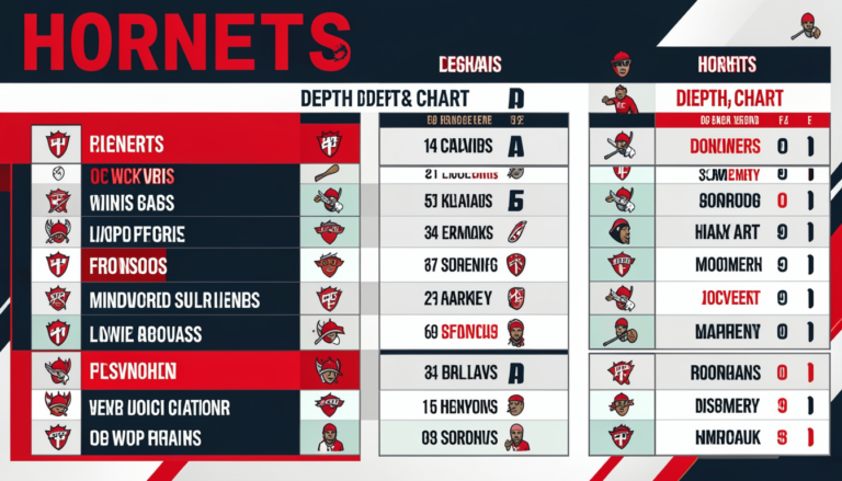 hornets depth chart